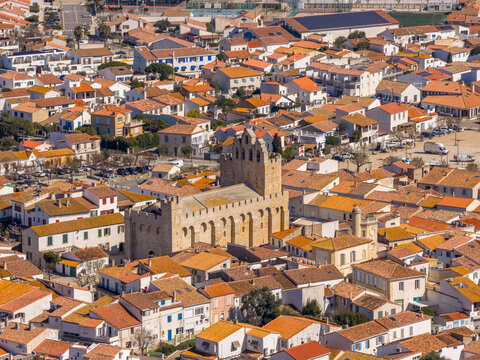 The Church of Notre-Dame-de-la-Mer is a 9th century Romanesque fortified church, Saintes Maries de la Mer, Provence, France.