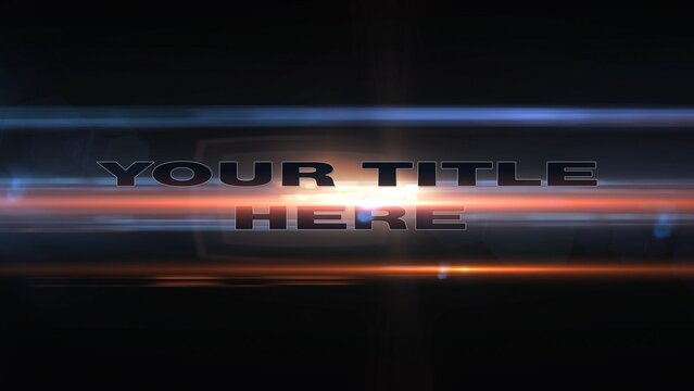 Fast Racing Headlight Furious Big Text Title