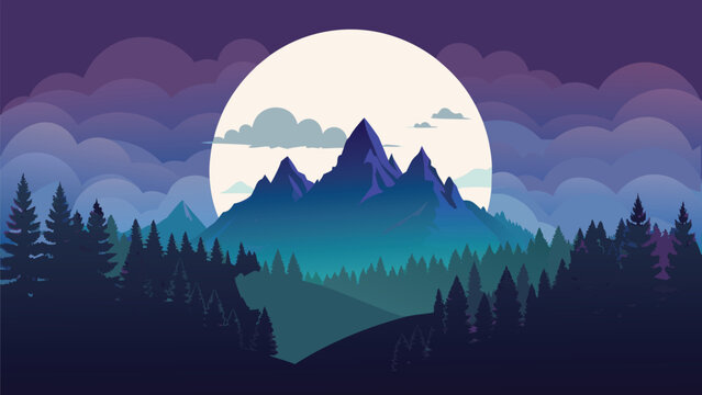 A vibrant illustration of a stone pathway leading to stairs in a lush and colorful tropical garden