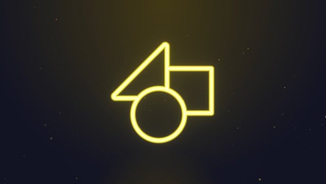 Glow Neon Bright Color Announcement Logo Reveal