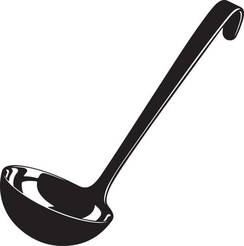 Spoon on white background illustration