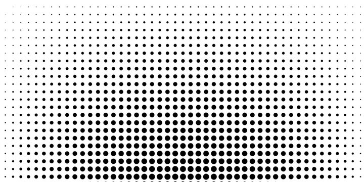 Modern dotted halftone gradient texture. Vanishing polka dot background. Repeating dots gradation pattern background abstract simple art modern