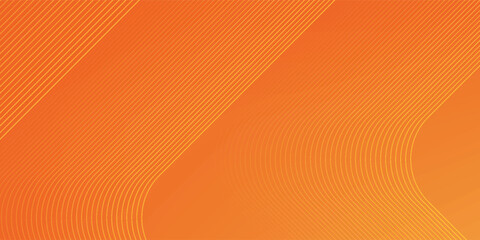 Modern orange abstract Minimal pattern background. Vibrant gradient geometric lines. © Ar_des