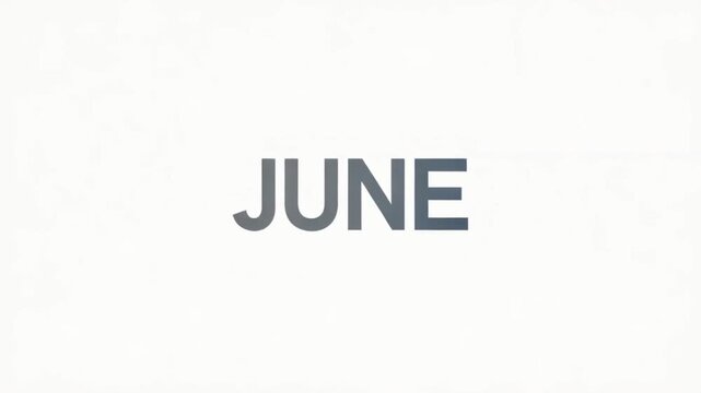A simple calendar page showing the month