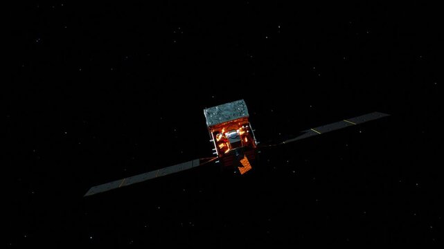 Satellite Fermi Gamma-ray Space Telescope . Elements of this image furnished by NASA.