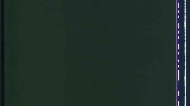 Abstract Dark Green Background with White and Purple Lines.