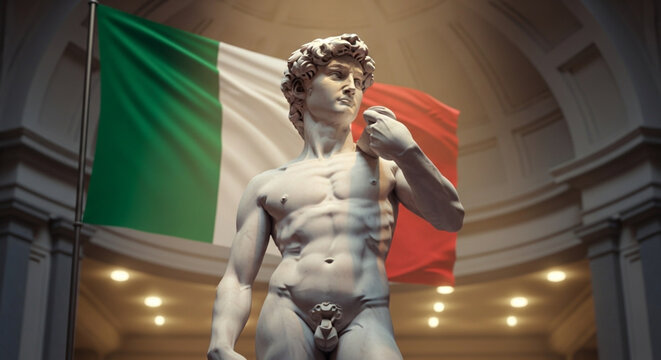 Michelangelo's David &ndash; Italy.