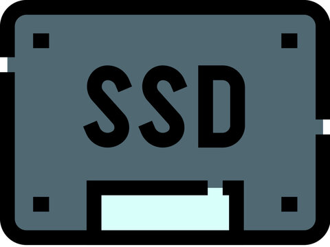 Solid state drive - ssd - offering high speed digital data storage solutions, a crucial hardware component for modern computers requiring fast processing and efficient memory management