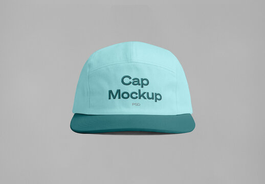 Five Panel Cap Mockup