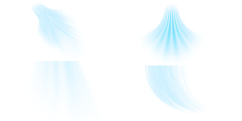 Air, wind effect isolated transparent background. Airflow overlay: fresh air for cleaning, cooling...