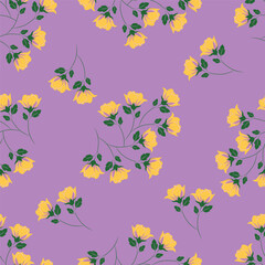 Obraz premium pattern, seamless, flower, floral, wallpaper, vector, ornament, decoration, design, leaf, vintage, illustration, texture, art, decor, textile, nature, damask, fabric, ornate, retro, style,