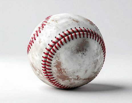 使い込まれたヴィンテージな硬式野球ボール
