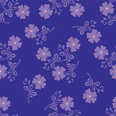 Obraz premium pattern, seamless, flower, floral, wallpaper, vector, ornament, decoration, design, leaf, vintage, illustration, texture, art, decor, textile, nature, damask, fabric, ornate, retro, style,