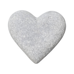 Obraz premium PNG Textured heart-shaped stone