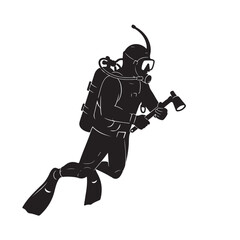 Fototapeta premium Scuba Diver Holding Hammer Underwater For Marine Construction Concepts