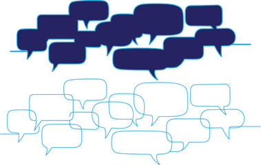 Obraz premium A grid of blue and yellow squares with white and blue stars