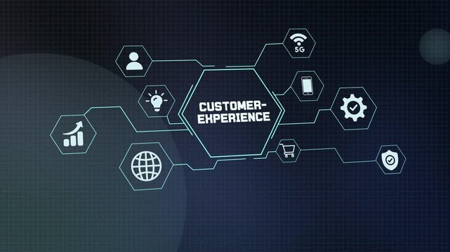  Improving customer experience and satisfaction through digital technology with 3D isometric mobile app interface.

