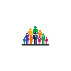 Obraz premium A diverse group of people standing together.