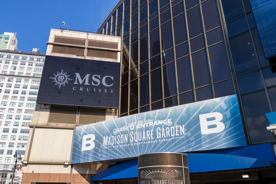Madison Square Garden in Manhattan in New York City New York USA