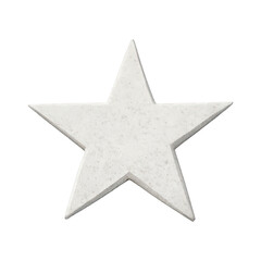 Obraz premium PNG Minimalistic white star shape