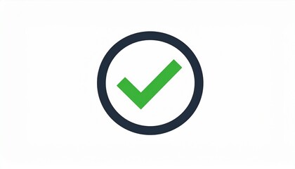 Check mark inside circle icon