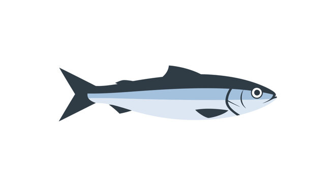 Fish Side View Illustration.