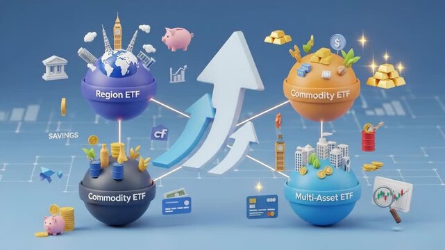 Data Migration Process Infographic Animation.