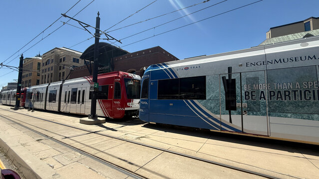  Utah TRAX light rail system