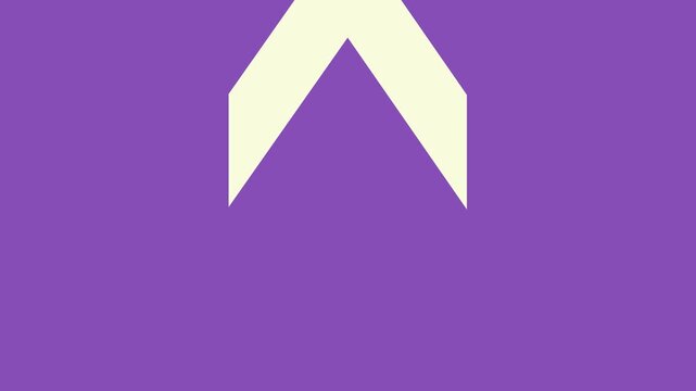 Abstract wiggled shape in motion background projection