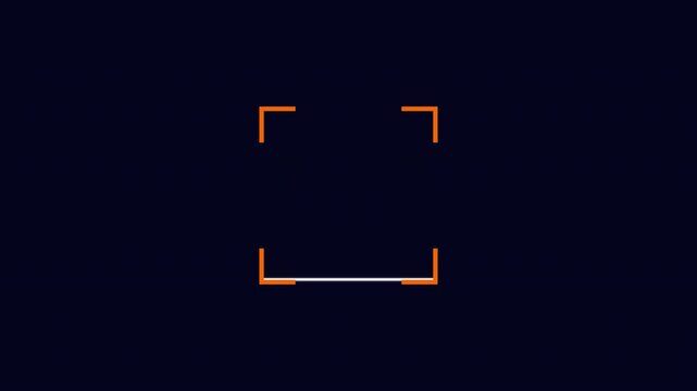 scanner icon animation, fingerprint biometric scanning animation. Biometric scanning animation. Motion graphics of Identity concept on alpha channel. 4K Video