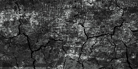 Obraz premium Dark wall stucco texture, dark cement background, dark black walls. eps 10