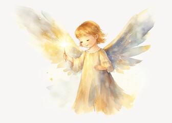 Fototapeta premium Angel representation spirituality creativity.