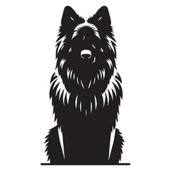 Fototapeta premium Powerful and Loyal Iraqi Shepherd Dog – Guardian Livestock Protector, Intelligent Working Breed, Strong Watchdog from Iraq, Brave Farm Defender, Protective Family Companion.