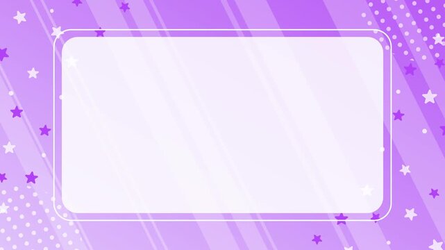 Cute background frames with stripe patterns, stars, and geometric shapes.