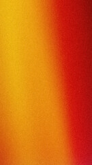 Fototapeta premium Vibrant abstract gradient background blending rich yellow and red tones with a soft grainy texture, ideal for bold branding, posters, and energetic digital layouts.