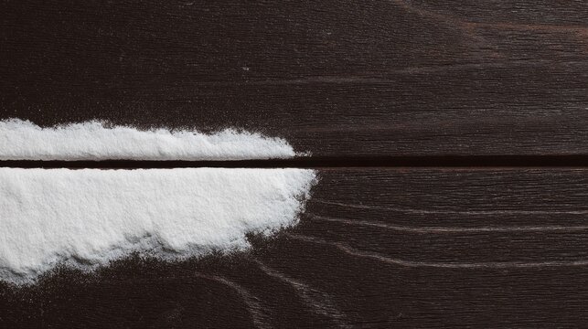 sealant. Smooth white sealant bead filling a gap between dark wood planks. safety posters, maintenance manuals, designed for precision metalworking and fabrication facilities, clarifies operation.
