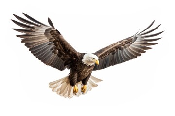 Fototapeta premium Flying animal eagle bird.