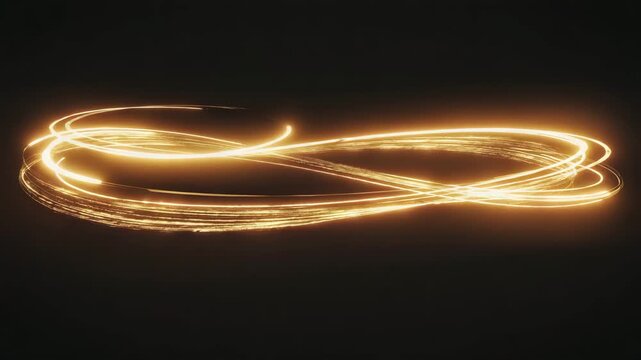  Energy lines glide smoothly in looping paths The camera remains locked Light intensity pulses lightly Cinematic realism