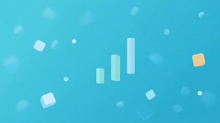 Abstract background design with geometric shapes in soft colors and gradient effects suitable for business visuals and presentations