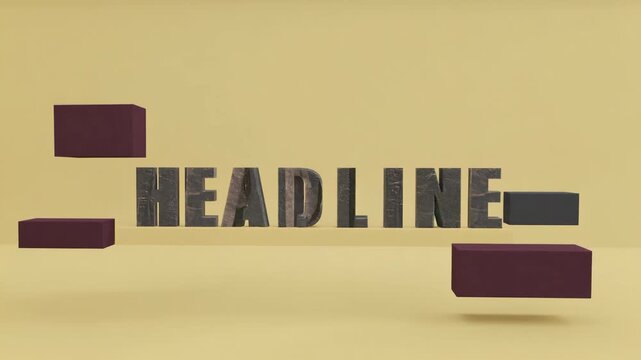 Text highlights word by word The camera remains steady