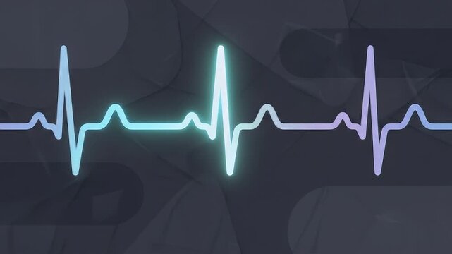 Heartbeat Animation Normal Sinus Rhythm.