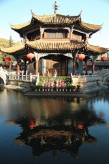 chinese temarchitecture, china, water, lake, palace, asia, building, travel, park, garden, ancient, city, japan, temple, sky, river, traditional, house, reflection, culture, naturple at night in china