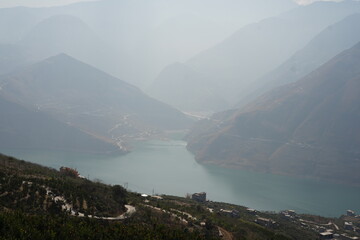 aerial, ancient, architecture, beautiful, blue, building, cathedral, caucasus, church, city, confluence, day, europe, famous, georgia, georgian, green, heritage, hill, history, kura, landmark, landsca © SHI