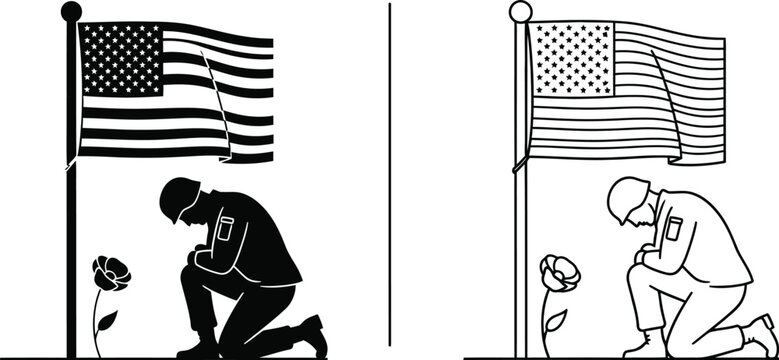 Black lives matter vs all lives matter Vector