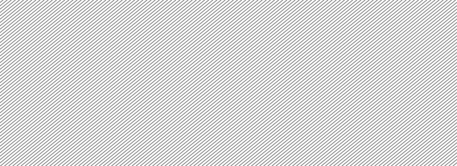 Thin slash line seamless pattern. Repeated fine diagonal lines background. Pinstripe wallpaper. Black and white tilted slanted strip backdrop. Geometric vector design © Selviana
