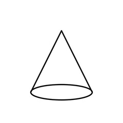 Fototapeta premium A minimalist 3D vector illustration of a geometric pyramid and a stylized Christmas tree shaped as a triangle symbol for modern web design icons
