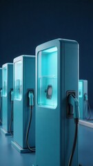 Electric car charging stations