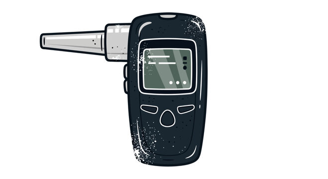 Breathalyzer device for alcohol testing