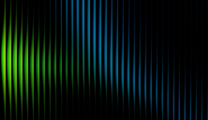 Abstract Background with Vertical Glowing Green and Blue Light Streaks, Modern Digital Line Pattern with Vibrant Gradient for Futuristic Technology Creative Projects