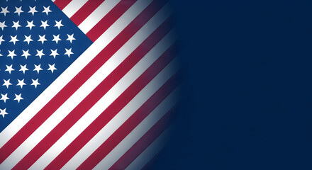 Fototapeta premium Usa flag day celebration american flag history and significance